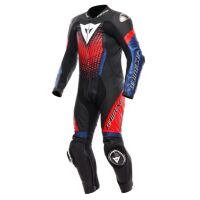 Dainese LAGUNA SECA 6 1PC závodní letní kombinéza modrá/červená vel.52